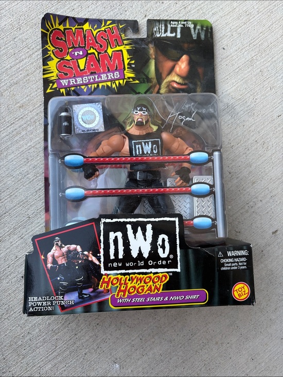 Toy Bix Other - nWo Hollywood Hogan Action Figure - Black with Red Ring Details